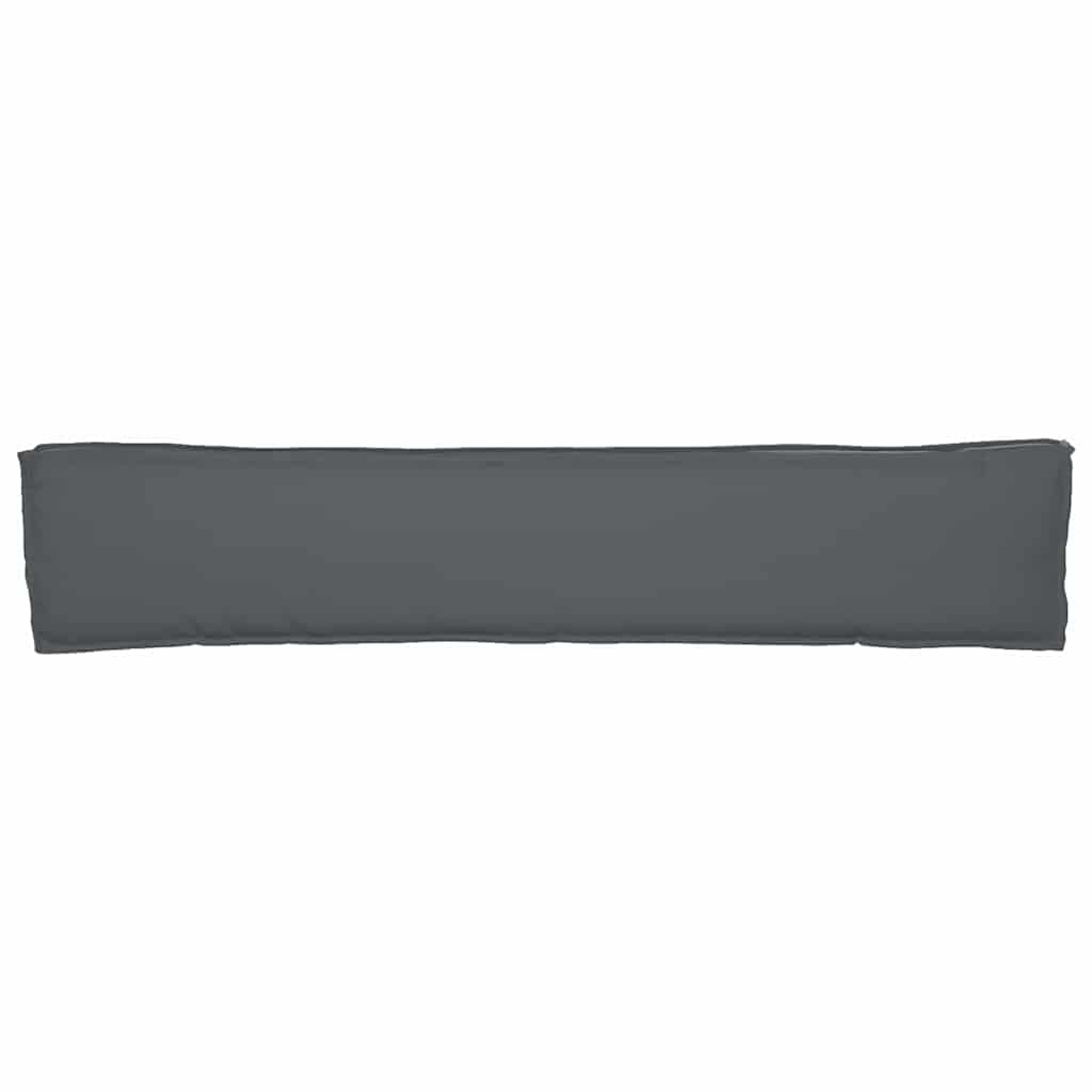 Cuscino per pallet Antracite 200 x 40 x 8 cm Tessuto Oxford | homemem39