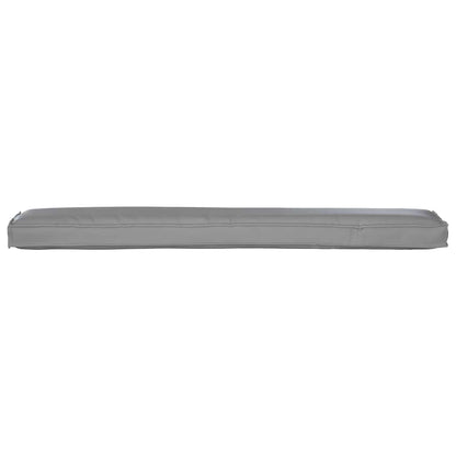 Cuscino per pallet Grigio 200 x 40 x 8 cm Tessuto Oxford | homemem39