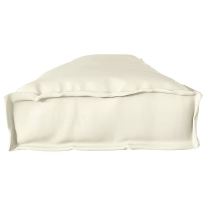 Cuscino per pallet Crema 200 x 40 x 8 cm Tessuto Oxford | homemem39