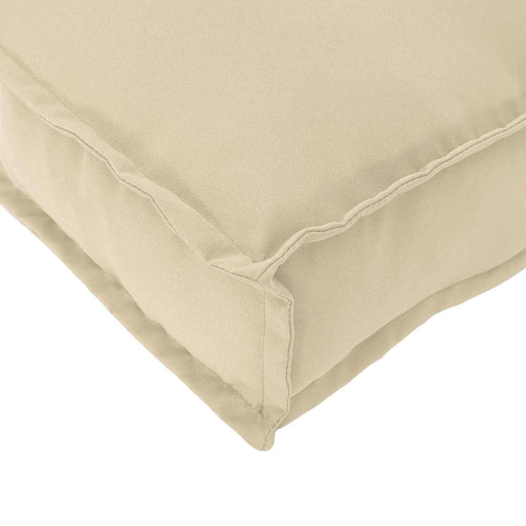 Cuscino per pallet Beige 200 x 40 x 8 cm Tessuto Oxford | homemem39