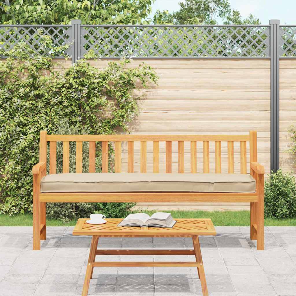 Cuscino per pallet Beige 200 x 40 x 8 cm Tessuto Oxford | homemem39