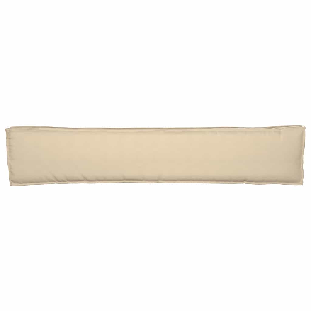 Cuscino per pallet Beige 200 x 40 x 8 cm Tessuto Oxford | homemem39