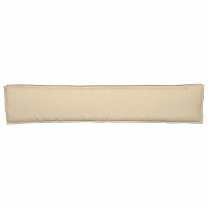 Cuscino per pallet Beige 200 x 40 x 8 cm Tessuto Oxford