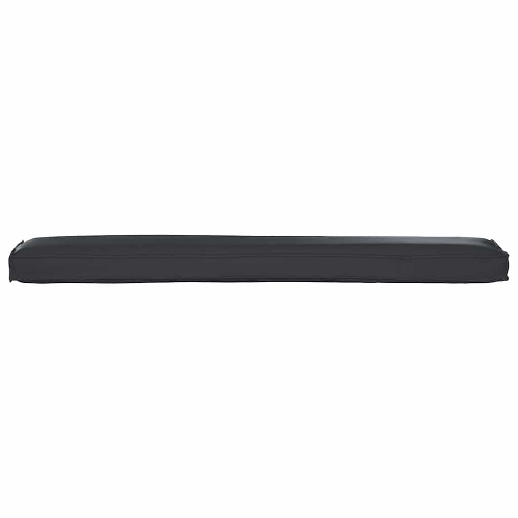Cuscino per pallet Nero 200 x 40 x 8 cm Tessuto Oxford | homemem39