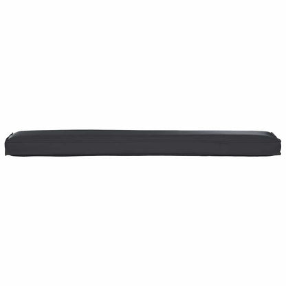 Cuscino per pallet Nero 200 x 40 x 8 cm Tessuto Oxford | homemem39