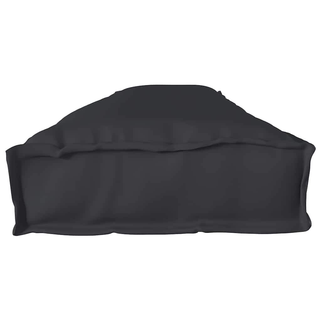 Cuscino per pallet Nero 200 x 40 x 8 cm Tessuto Oxford | homemem39