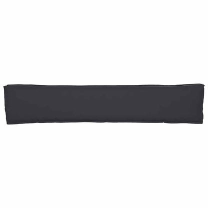 Cuscino per pallet Nero 200 x 40 x 8 cm Tessuto Oxford | homemem39