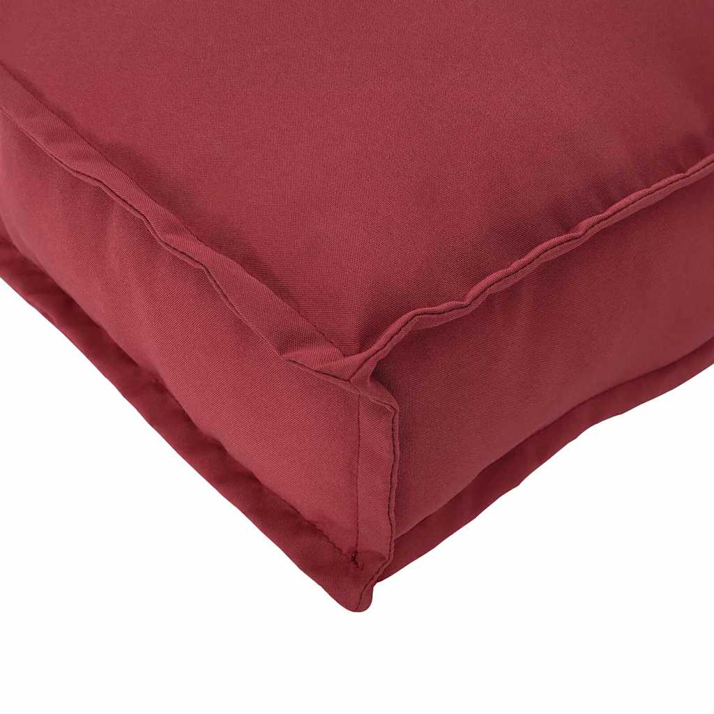 Cuscino per pallet Rosso Vino 200 x 40 x 8 cm Tessuto Oxford | homemem39