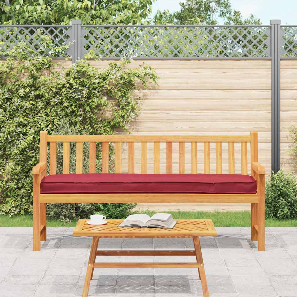Cuscino per pallet Rosso Vino 200 x 40 x 8 cm Tessuto Oxford | homemem39
