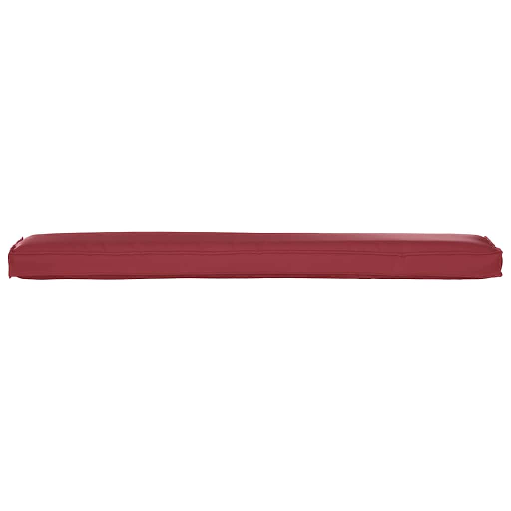 Cuscino per pallet Rosso Vino 200 x 40 x 8 cm Tessuto Oxford | homemem39