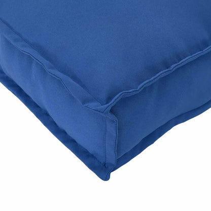 Cuscino per pallet Blu Reale 200 x 40 x 8 cm Tessuto Oxford