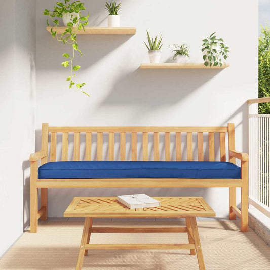 Cuscino per pallet Blu Reale 200 x 40 x 8 cm Tessuto Oxford | homemem39