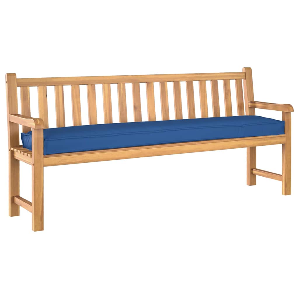 Cuscino per pallet Blu Reale 200 x 40 x 8 cm Tessuto Oxford