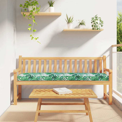 Cuscino per pallet Motivo Foglia 200 x 40 x 8 cm Tessuto Oxford | homemem39