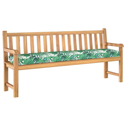 Cuscino per pallet Motivo Foglia 200 x 40 x 8 cm Tessuto Oxford | homemem39