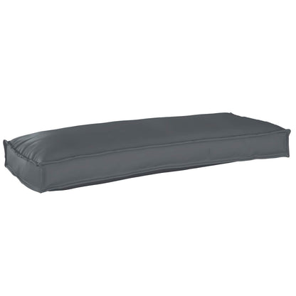 Set di Cuscini per Pallet 2 pcs Antracite 100 x 40 x 8 cm