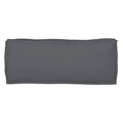 Set di Cuscini per Pallet 2 pcs Antracite 100 x 40 x 8 cm | homemem39