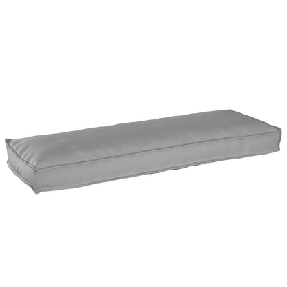 Set di Cuscini per Pallet 2 pcs Grigio 120 x 40 x 8 cm | homemem39