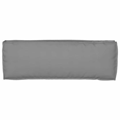 Set di Cuscini per Pallet 2 pcs Grigio 120 x 40 x 8 cm