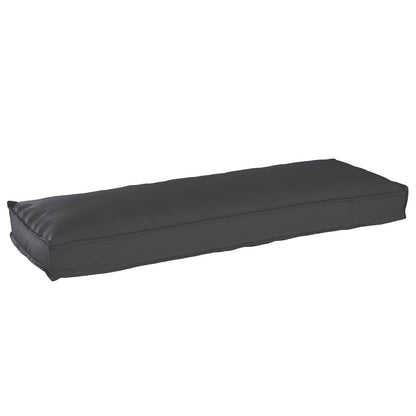 Set di Cuscini per Pallet 2 pcs Nero 120 x 40 x 8 cm | homemem39