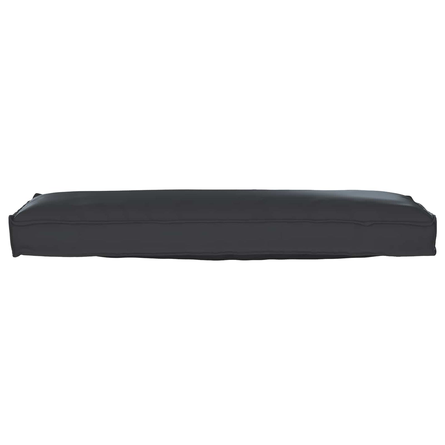 Set di Cuscini per Pallet 2 pcs Nero 120 x 40 x 8 cm