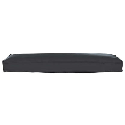 Set di Cuscini per Pallet 2 pcs Nero 120 x 40 x 8 cm