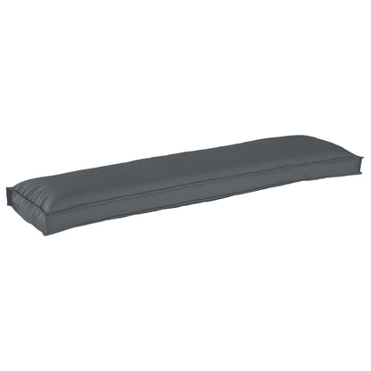 Set di Cuscini per Pallet 2 pcs Antracite 150 x 40 x 8 cm | homemem39