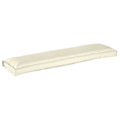 Set di Cuscini per Pallet 2 pcs Crema 150 x 40 x 8 cm | homemem39