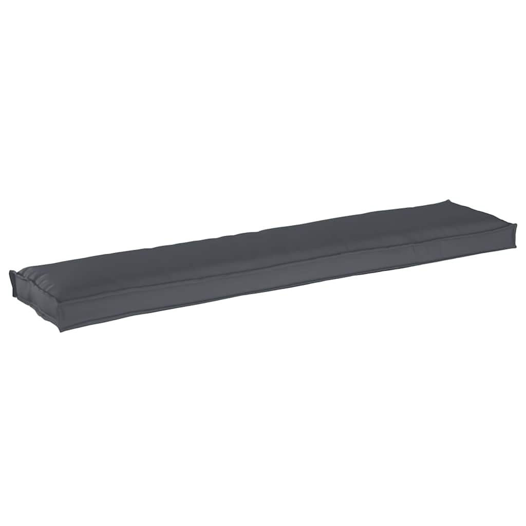 Set di Cuscini per Pallet 2 pcs Antracite 180 x 40 x 8 cm | homemem39