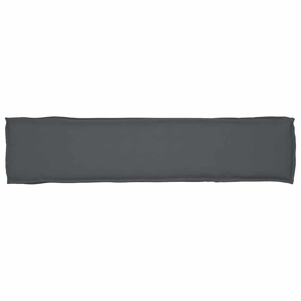 Set di Cuscini per Pallet 2 pcs Antracite 180 x 40 x 8 cm | homemem39