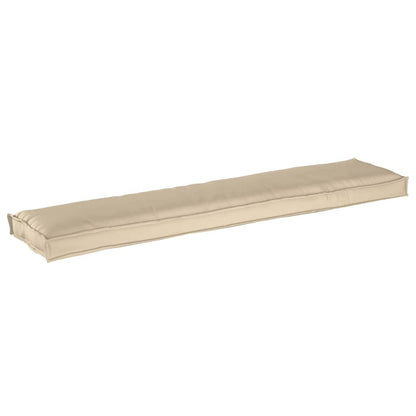 Set di Cuscini per Pallet 2 pcs Beige 180 x 40 x 8 cm | homemem39