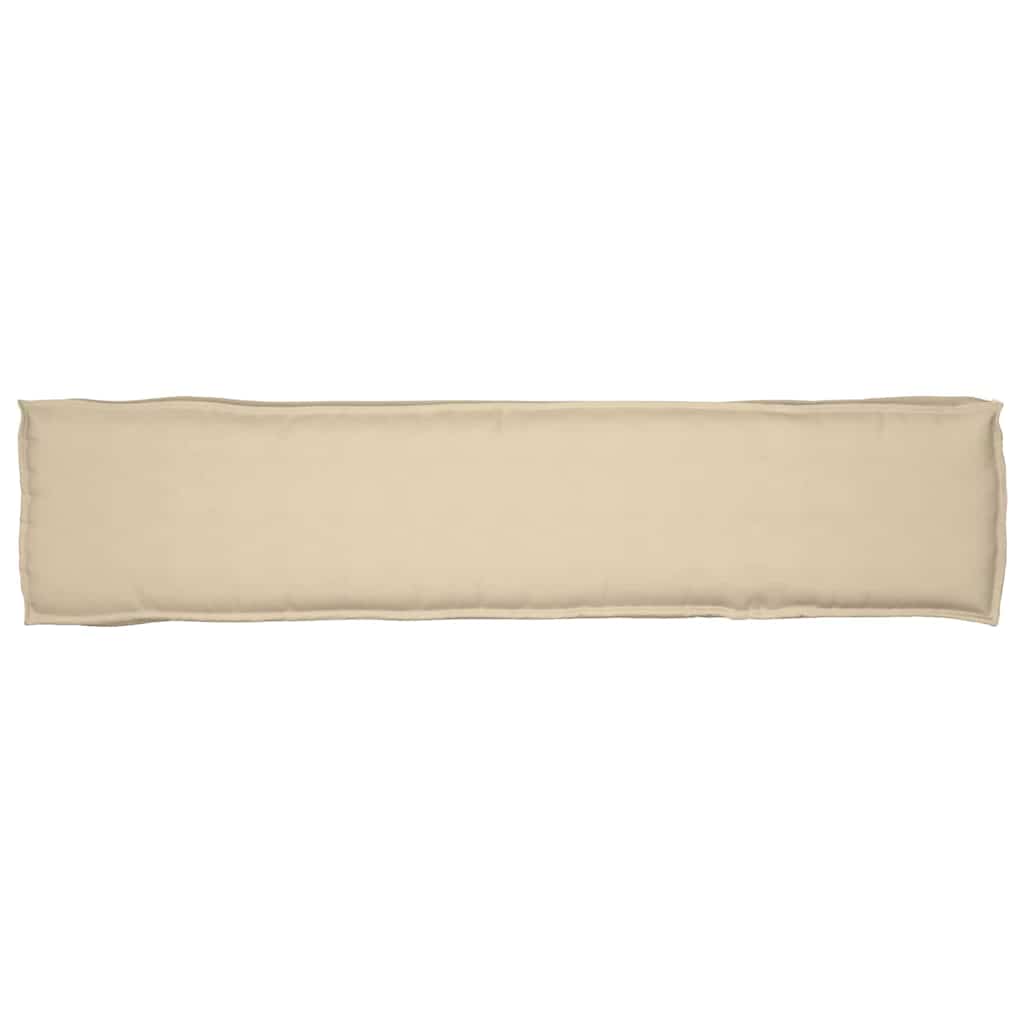 Set di Cuscini per Pallet 2 pcs Beige 180 x 40 x 8 cm