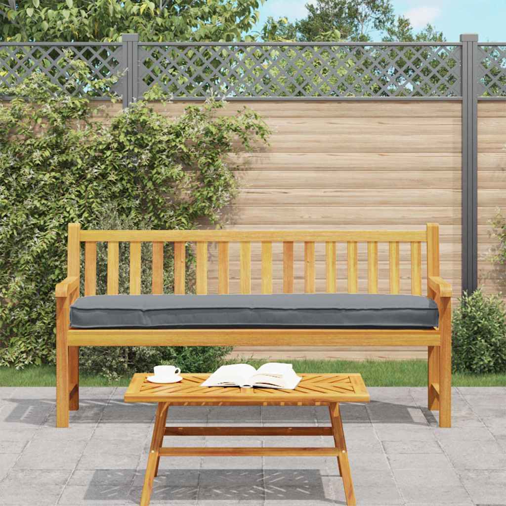 Set di Cuscini per Pallet 2 pcs Antracite 200 x 40 x 8 cm | homemem39