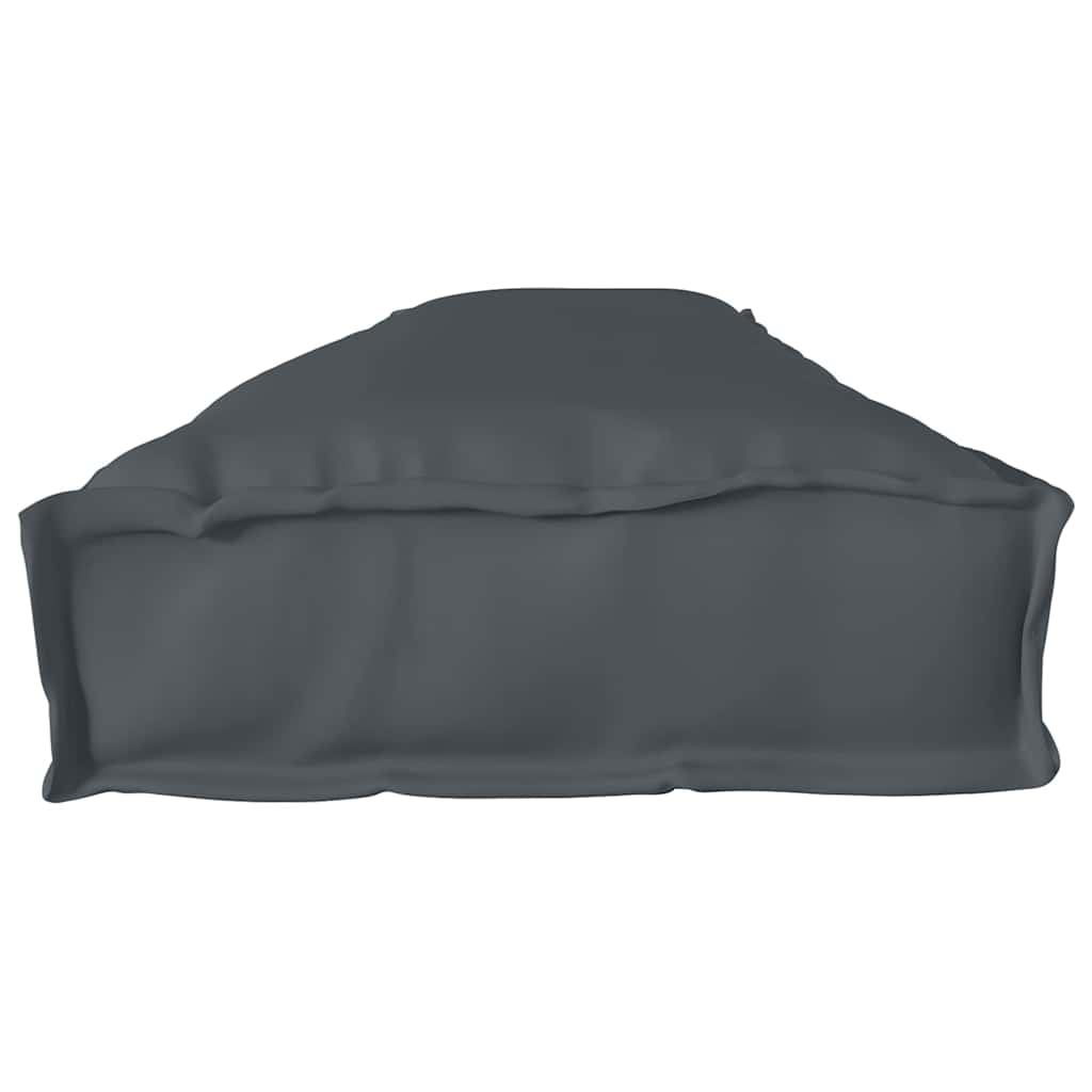 Set di Cuscini per Pallet 2 pcs Antracite 200 x 40 x 8 cm