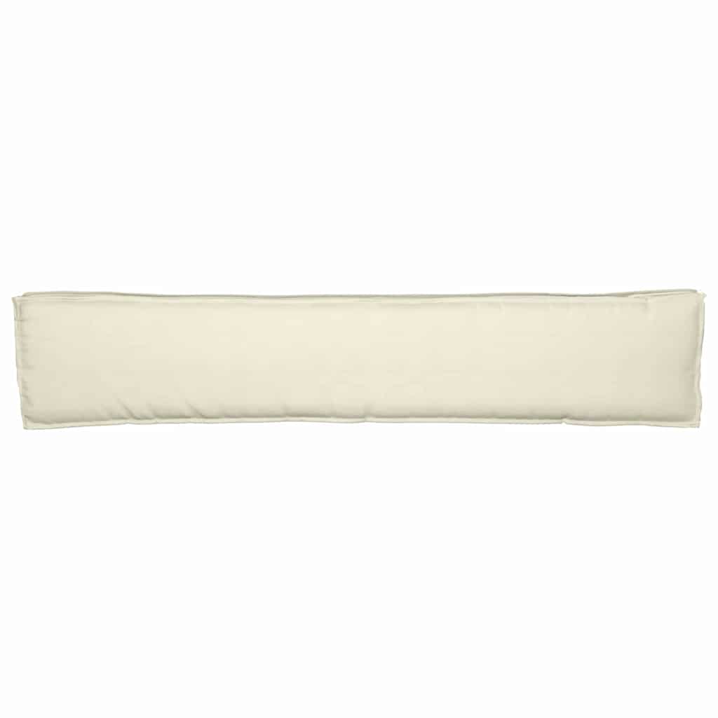 Set di Cuscini per Pallet 2 pcs Crema 200 x 40 x 8 cm | homemem39