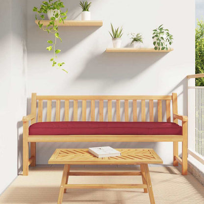 Set di Cuscini per Pallet 2 pcs Rosso Vino 200 x 40 x 8 cm | homemem39