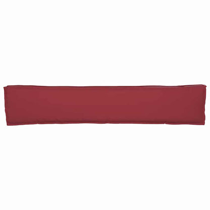 Set di Cuscini per Pallet 2 pcs Rosso Vino 200 x 40 x 8 cm | homemem39