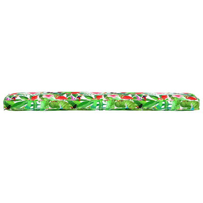 Set di Cuscini per Pallet Floreale 2 pcs Giungla Tropicale