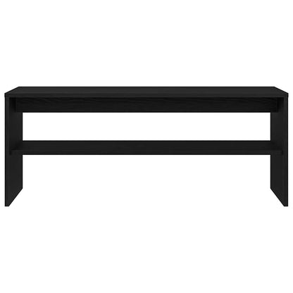 Mobile Porta TV Rovere Nero 100x40x40 cm in Legno Multistrato - homemem39