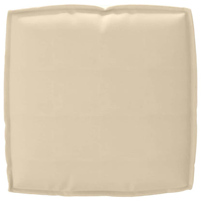 Set di Cuscini per Pallet Tessuto Oxford Beige 50 x 50 x 12 cm | homemem39
