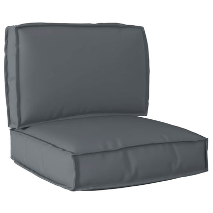 Set di Cuscini per Pallet 2 pcs Antracite Tessuto Oxford | homemem39