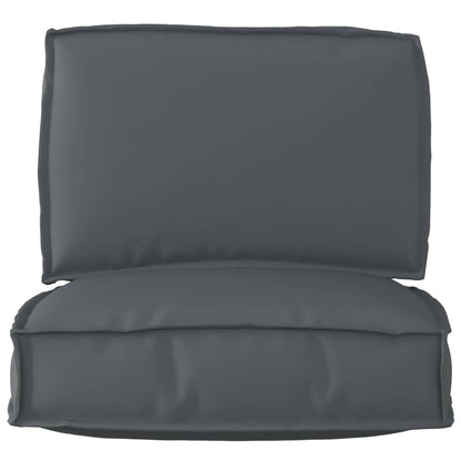 Set di Cuscini per Pallet 2 pcs Antracite Tessuto Oxford | homemem39