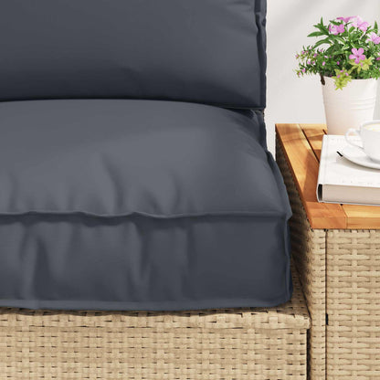Set di Cuscini per Pallet 2 pcs Antracite Tessuto Oxford | homemem39