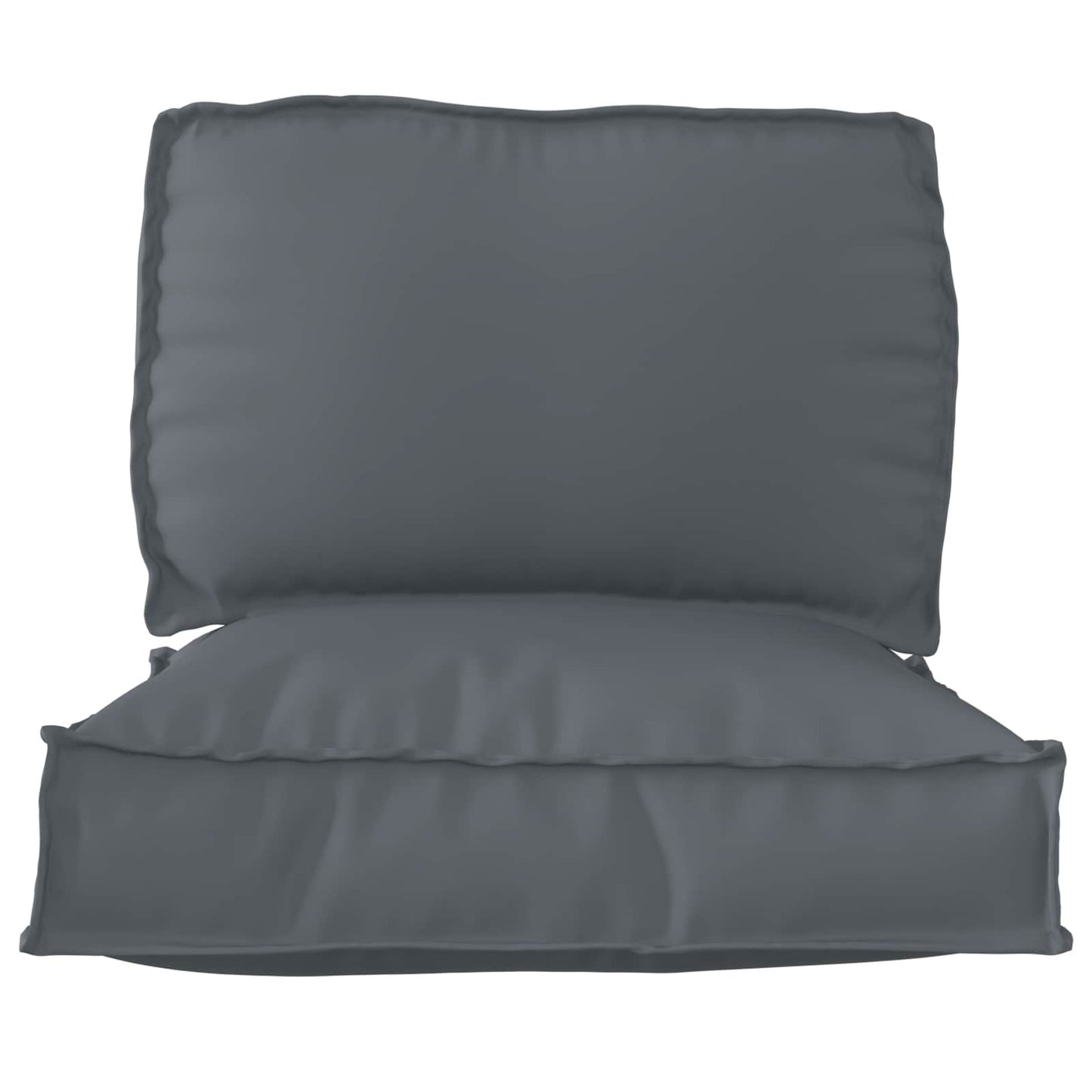 Set di Cuscini per Pallet 2 pcs Antracite Tessuto Oxford | homemem39