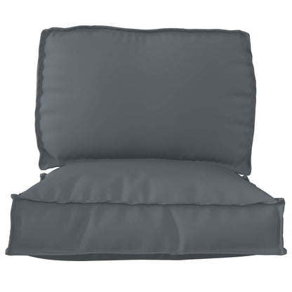 Set di Cuscini per Pallet 2 pcs Antracite Tessuto Oxford | homemem39