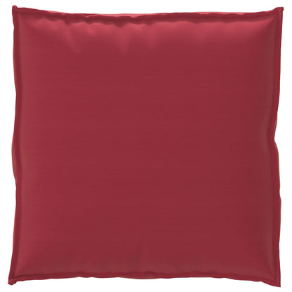 Set di Cuscini per Pallet 2 pcs Rosso Vino Tessuto Oxford | homemem39
