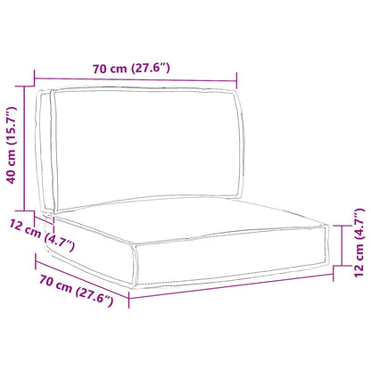 Set di Cuscini per Pallet Floreale 2 pcs Giungla Tropicale | homemem39
