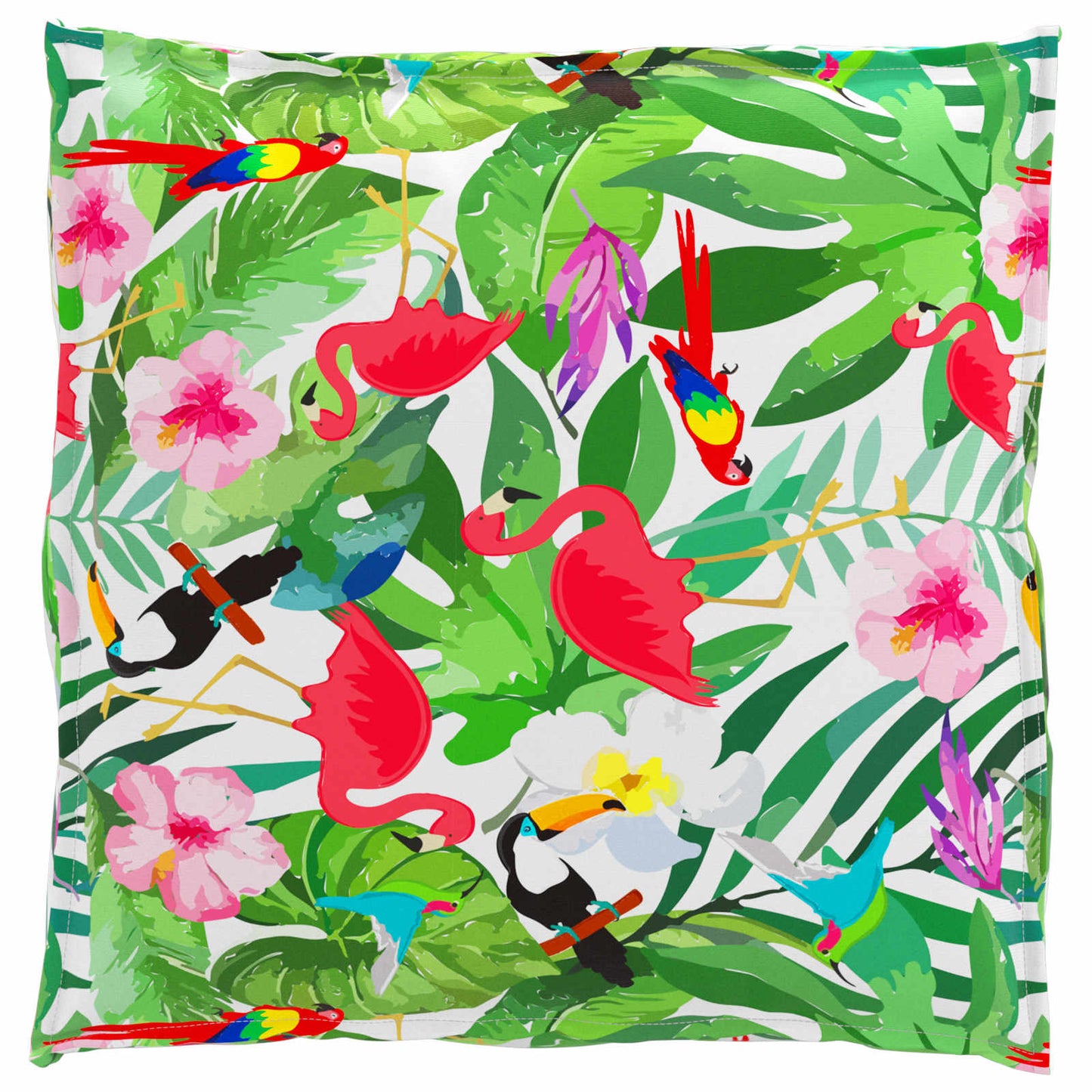 Set di Cuscini per Pallet Floreale 2 pcs Giungla Tropicale | homemem39
