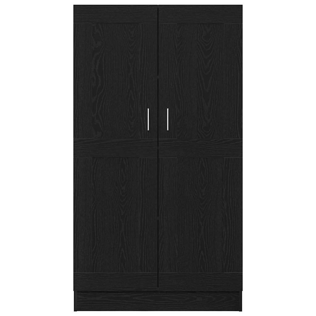 Armadio per Libri Rovere Nero 82,5 x 30,5 x 150 cm | homemem39