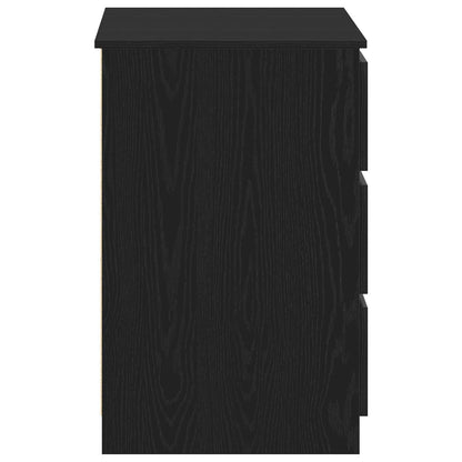Scrivania Rovere Nero 140 x 50 x 76 cm Legno multistrato